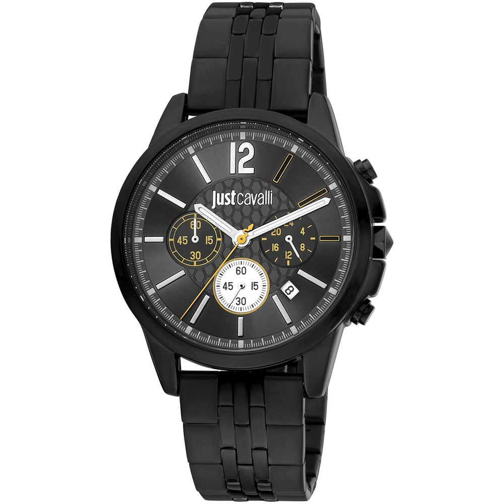 Montre habillée Just Cavalli en acier inoxydable noir
