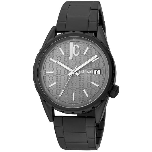 Montre habillée Just Cavalli en acier inoxydable noir
