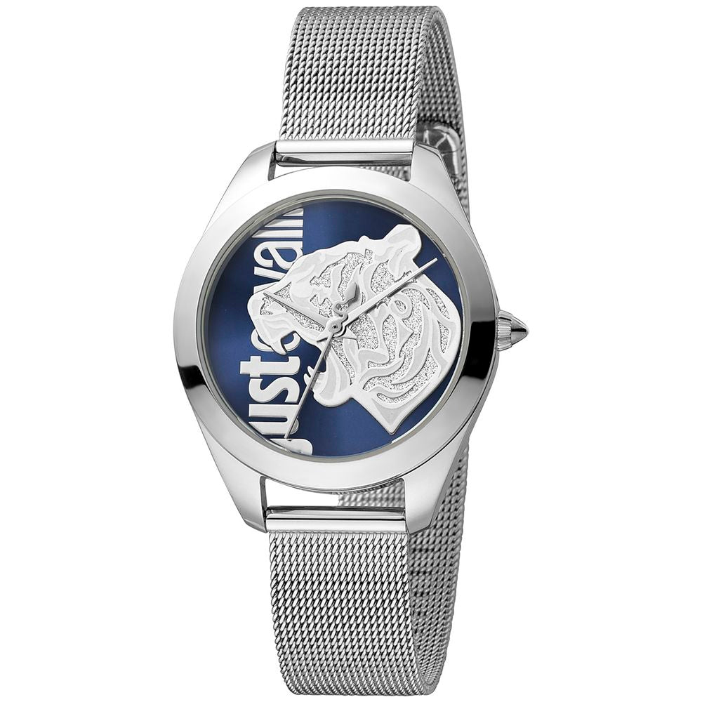Montre Just Cavalli à bracelet en acier inoxydable gris