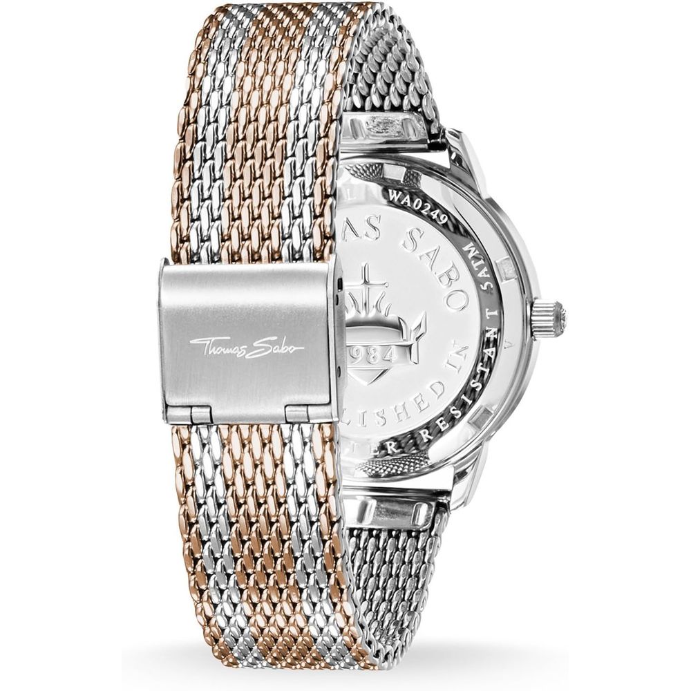 Montre habillée Thomas Sabo multicolore en acier inoxydable