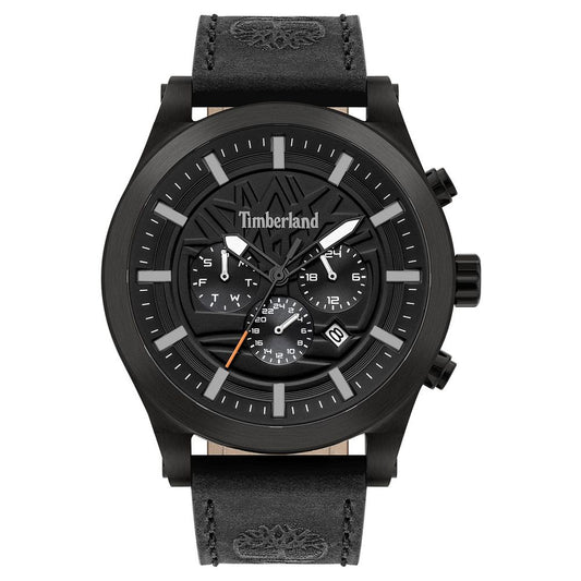 Montre habillée Timberland en cuir noir