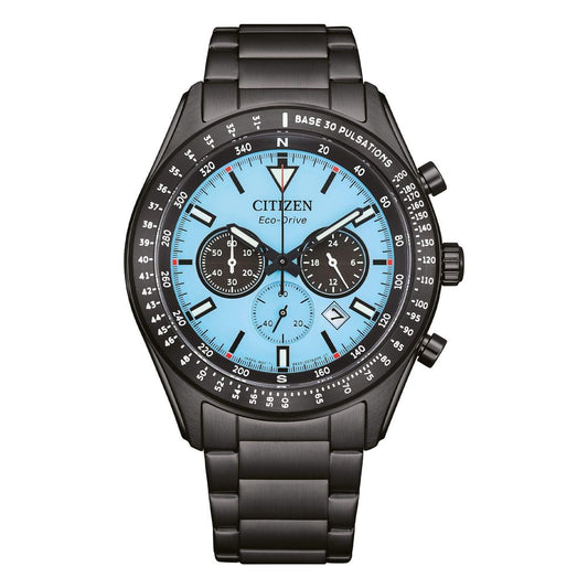 Montre homme Citizen à bracelet en acier inoxydable gris 43 mm